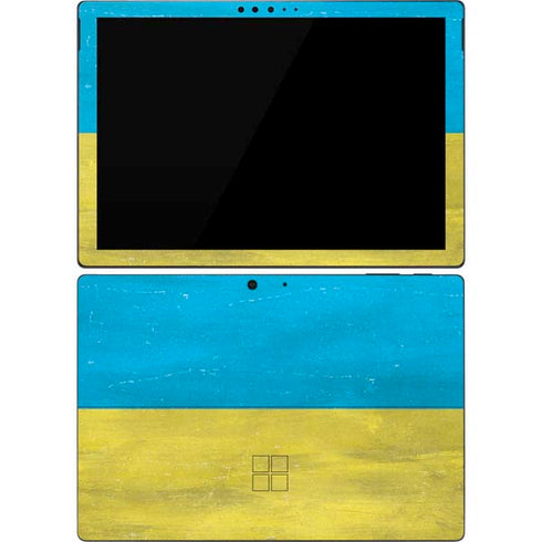 Ukraine Flag Distressed Surface Pro 7 Skin